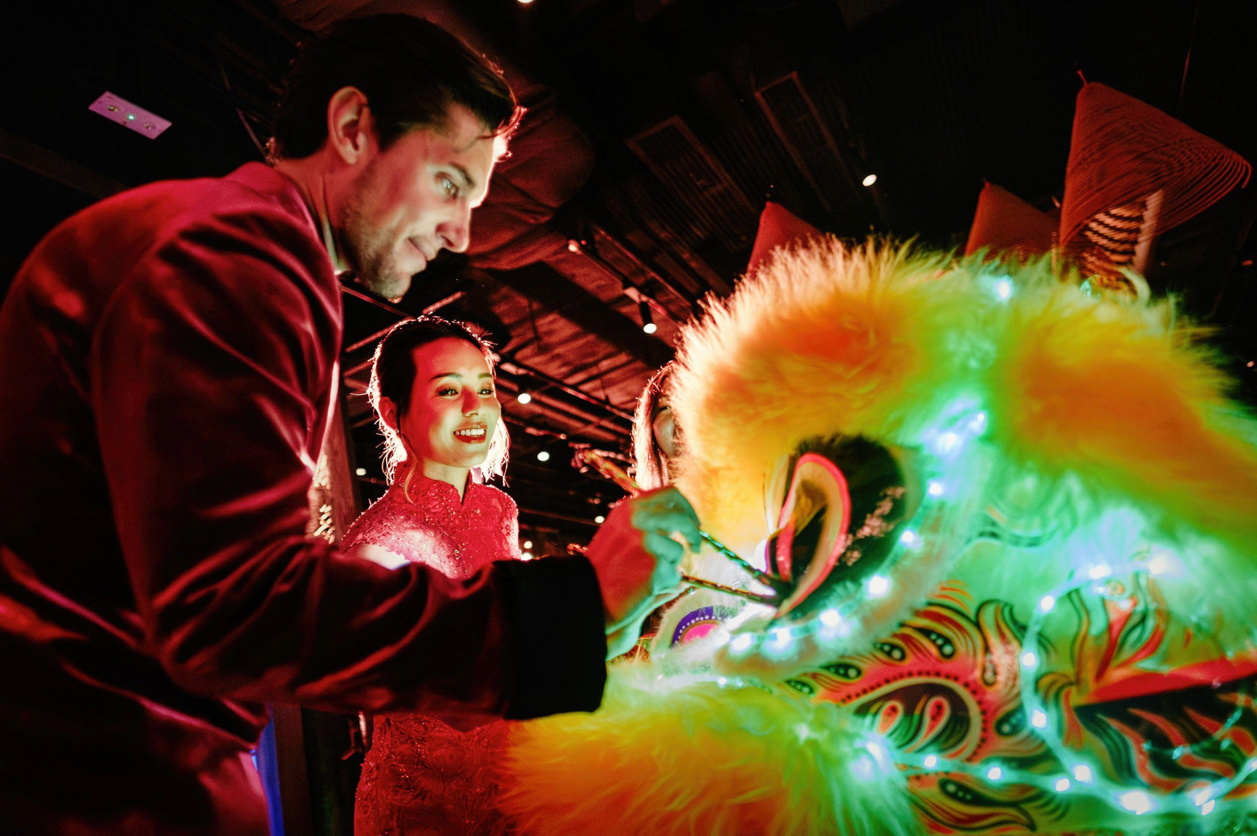 Hong Kong Wedding Photographer -Detail of Lion Dance